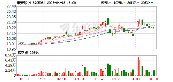 龙信金融 丰安股份(870508.BJ)：2024年年报净利润为3296.24万元