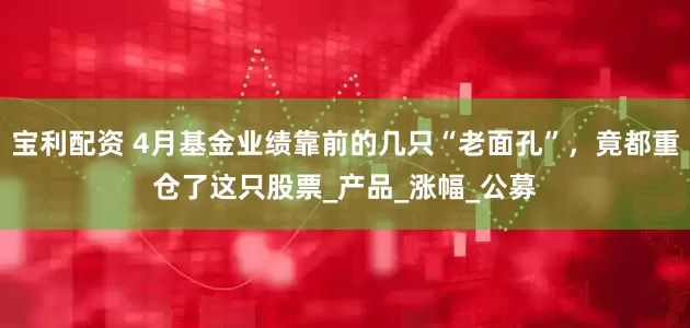 宝利配资 4月基金业绩靠前的几只“老面孔”，竟都重仓了这只股票_产品_涨幅_公募