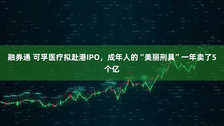 融券通 可孚医疗拟赴港IPO，成年人的“美丽刑具”一年卖了5个亿