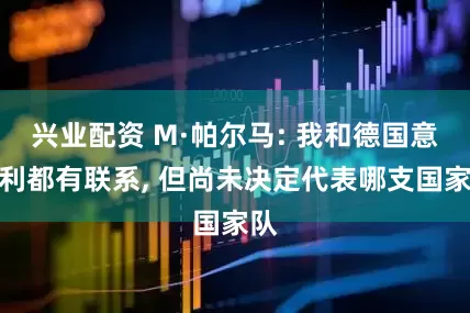兴业配资 M·帕尔马: 我和德国意大利都有联系, 但尚未决定代表哪支国家队